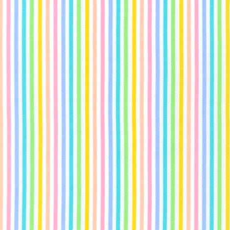 Pastel Stripes - Robert Kaufman Flannel