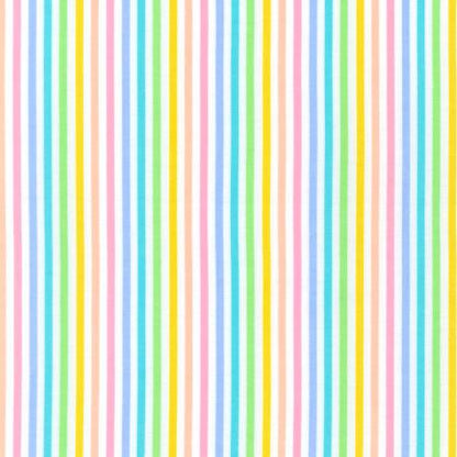 Pastel Stripes - Robert Kaufman Flannel