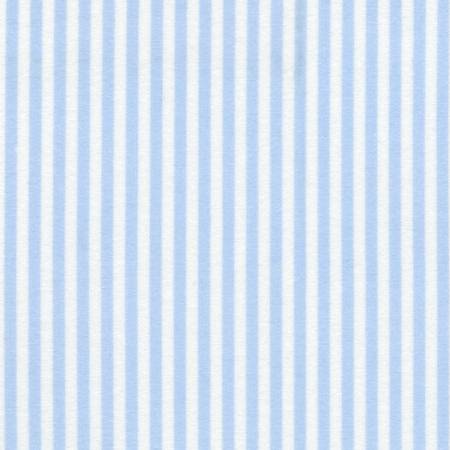 Cornflower Stripes - Robert Kaufman Flannel