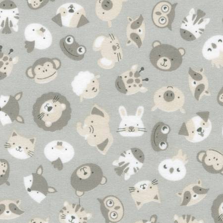 Fog Animals - Robert Kaufman Flannel
