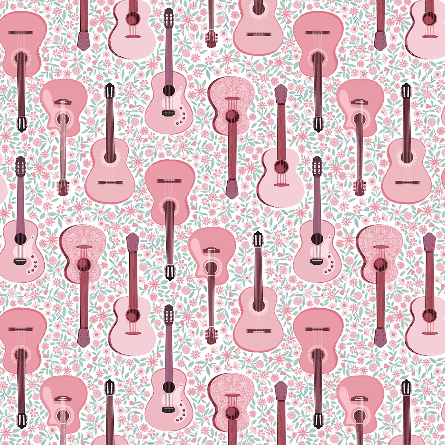 White Stay Tuned - Shimmer - Dear Stella Cotton