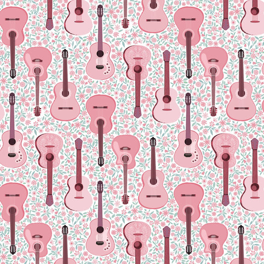 White Stay Tuned - Shimmer - Dear Stella Cotton