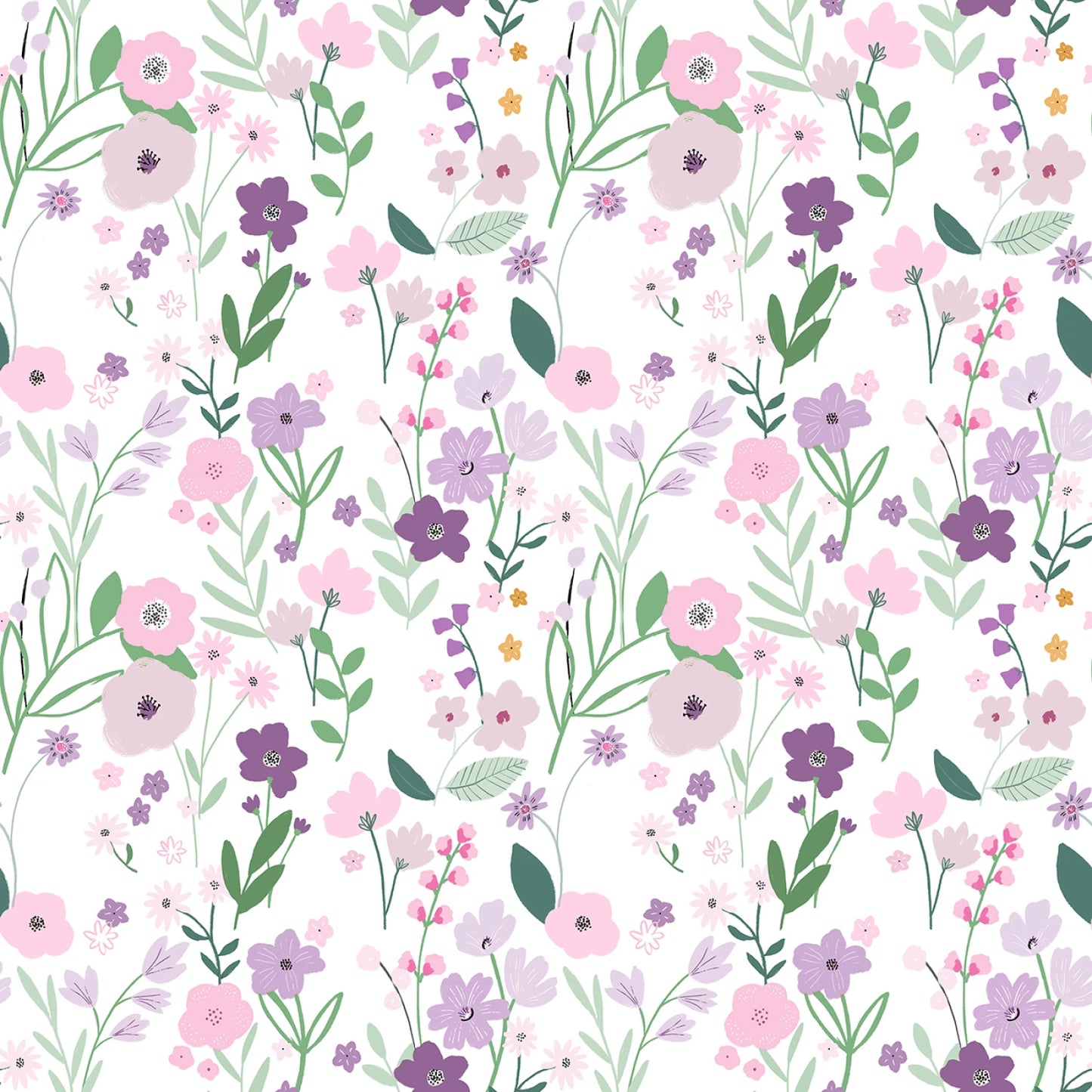 White Blooming Gorgeous - Enchanted - Dear Stella Cotton