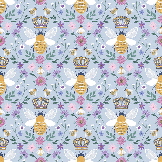 Aqua Bee Mine - To Bee or Not to Bee - Dear Stella Cotton