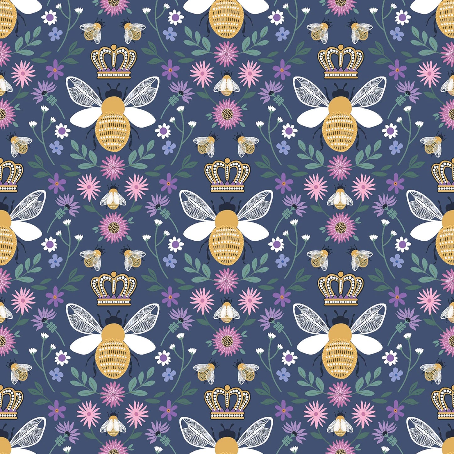 Indigo Bee Mine - To Bee or Not to Bee - Dear Stella Cotton