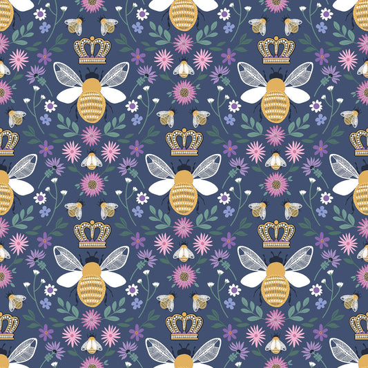 Indigo Bee Mine - To Bee or Not to Bee - Dear Stella Cotton