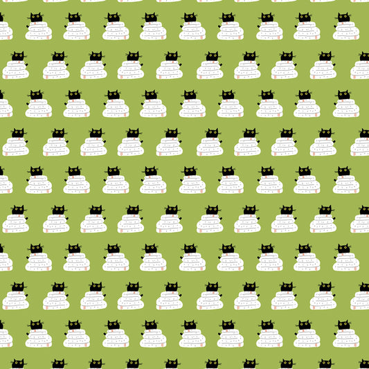 Grass Wrap - Cats in the Laundry - Dear Stella Cotton