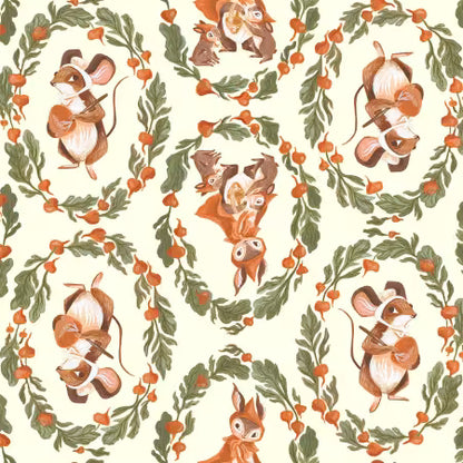 Mice & Easy on Cream - Bramble Bakery - Dear Stella Cotton