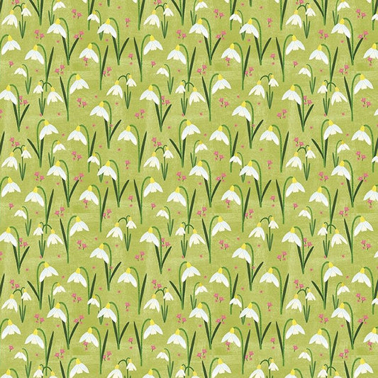 Fern Snowdrops - Dear Stella Cotton