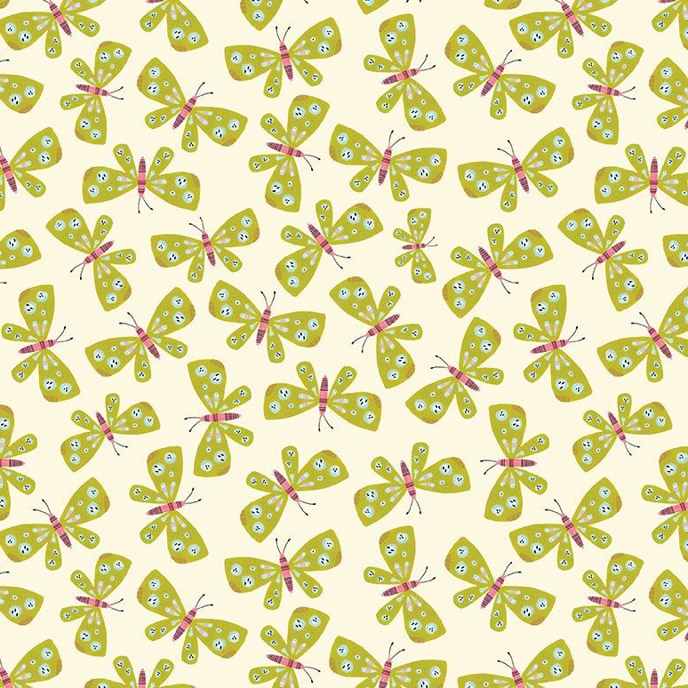 Butterflies - Sweet Purrennials - Dear Stella Cotton