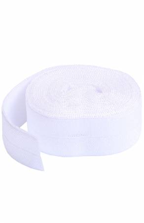 White Fold Over Elastic (SUP211-50-WI)
