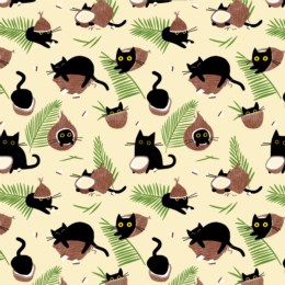 Cococats - Furruit Cocktail - Dear Stella Cotton