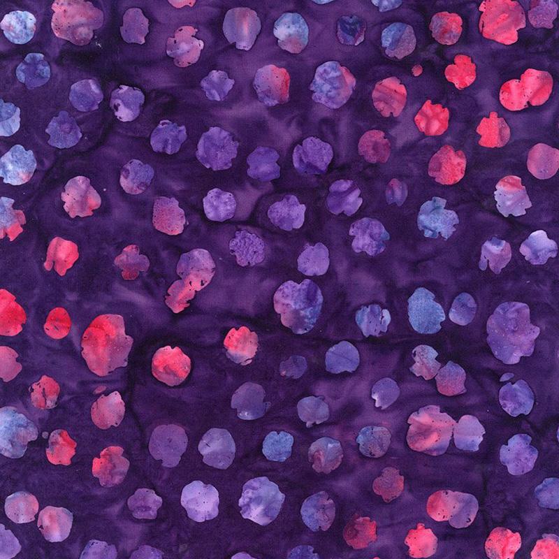 Grape Floating Puffs - Timeless Treasures Cotton