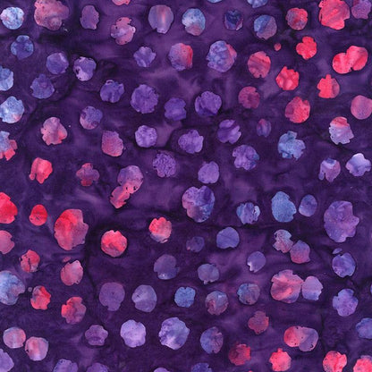 Grape Floating Puffs - Timeless Treasures Cotton