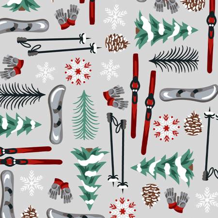 Grey Winter Lodge Fleece (WFP53679-1)