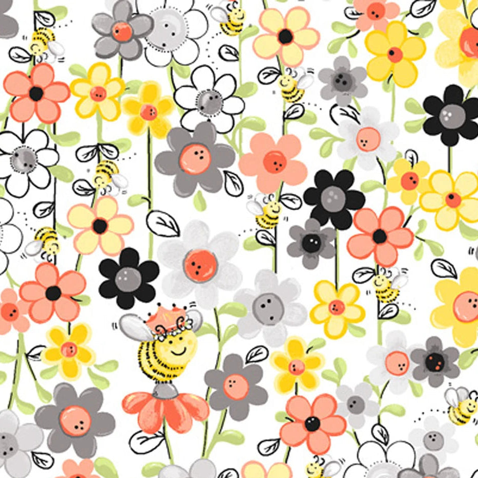 Sweet Bees - Studio E Cotton