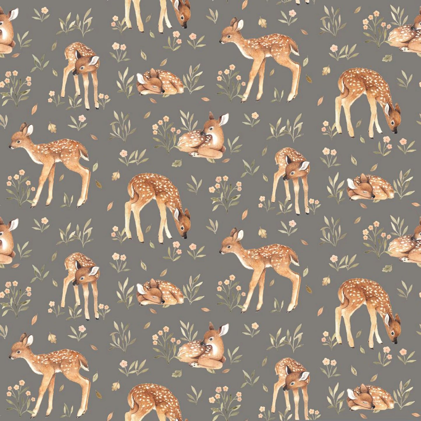 Oh Deer Pewter - Dear Stella Minky