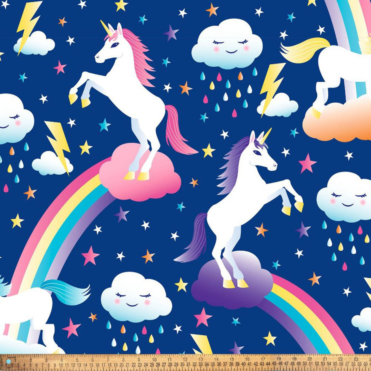 Unicorn Dreams 1.5 yard cut - David Textiles Plush Fleece