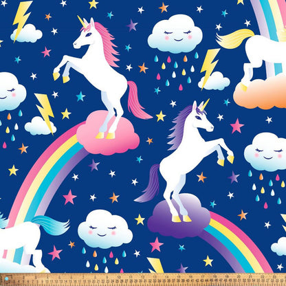 Unicorn Dreams 1.5 yard cut - David Textiles Plush Fleece