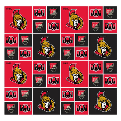 NHL Ottawa Senators Cotton - Sykel Enterprises - 1/2 yard