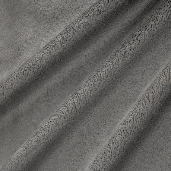 90" Charcoal Smooth - Shannon Fabrics Cuddle Minky