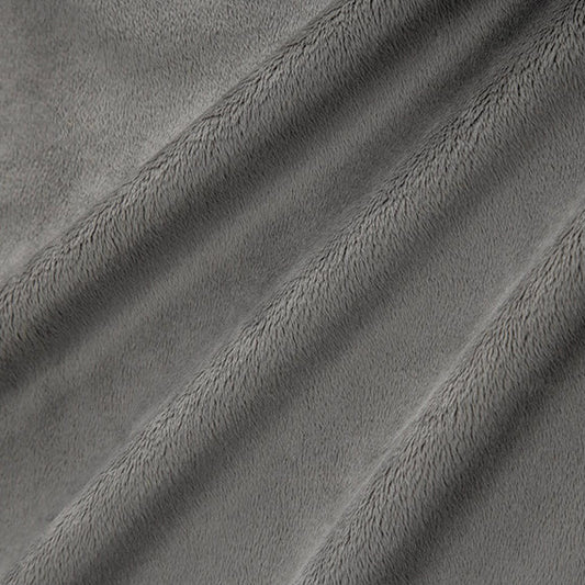 90" Charcoal Smooth - Shannon Fabrics Cuddle Minky