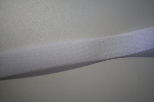 Adhesive 25mm/1in White Hook (46_H-001)