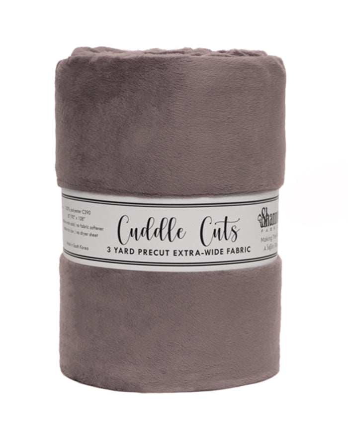 Charcoal - 3 Yard 110" Cuddle Cut (108x110")