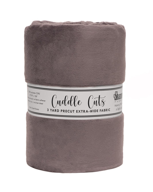 Charcoal - 3 Yard 110" Cuddle Cut (108x110")
