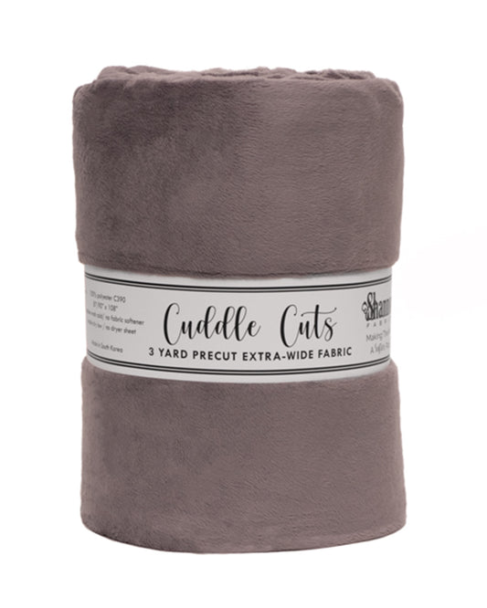 Charcoal - 3 Yard 110" Cuddle Cut (108x110")