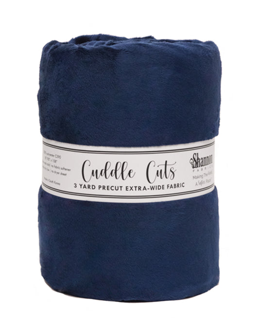 Navy - 3 Yard 110" Cuddle Cut (108x110")
