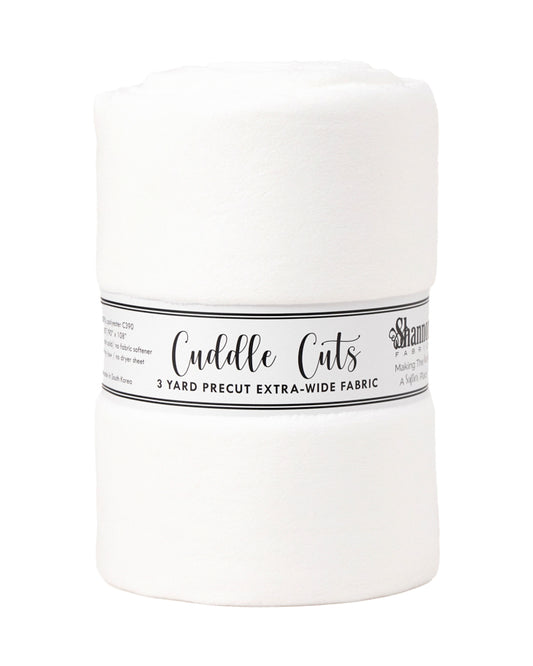 White - 3 Yard 110" Cuddle Cut (108x110")