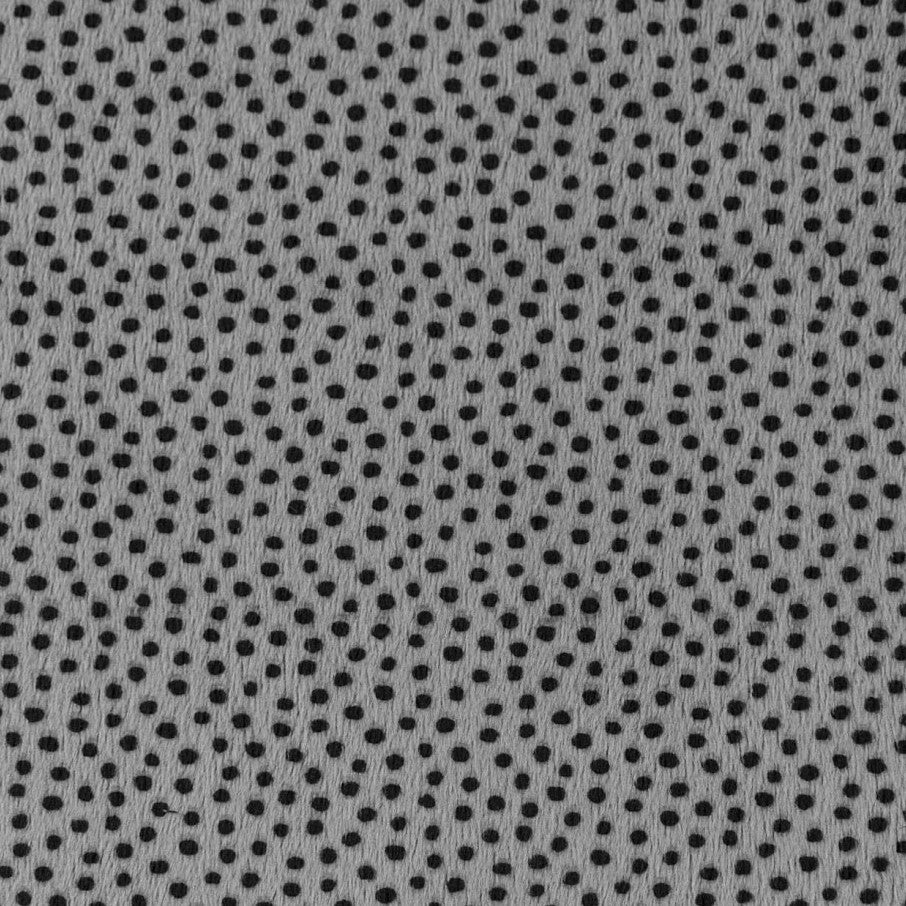 90" Dottie Charcoal - Shannon Fabrics Cuddle Minky