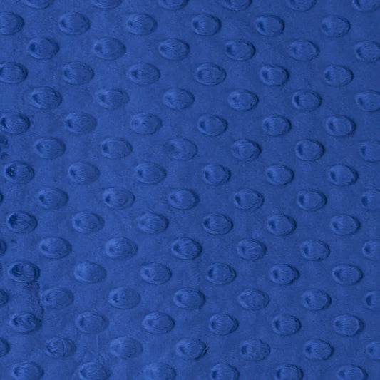 Royal Blue Dimple - Shannon Fabrics Cuddle Minky