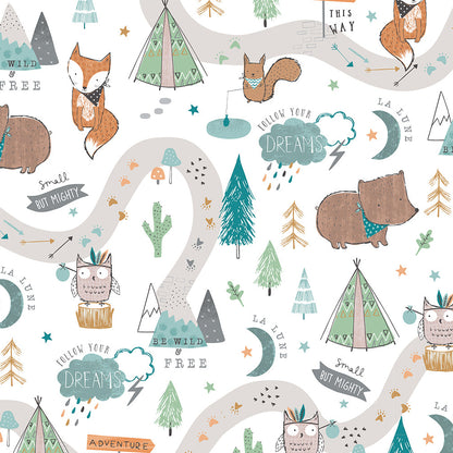 Adventure Time Multi - Shannon Fabrics Cuddle Minky