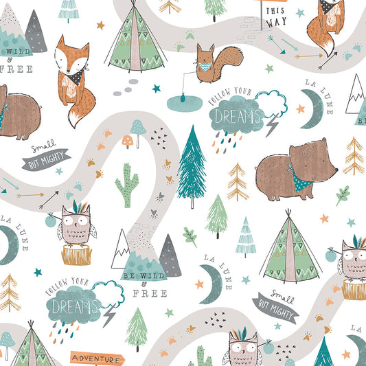 Adventure Time Multi - Shannon Fabrics Cuddle Minky