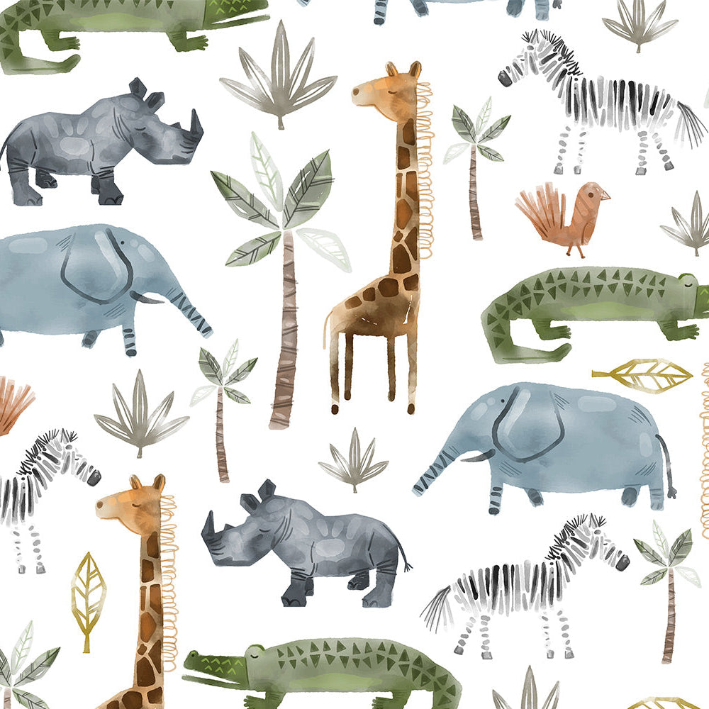 Animal Safari Multi - Shannon Fabrics Cuddle Minky