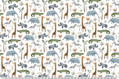 Animal Safari Multi - Shannon Fabrics Cuddle Minky