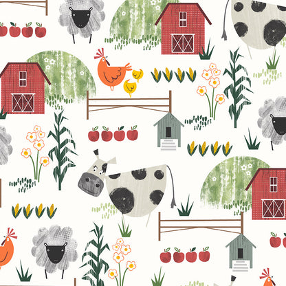 Farm Fresh Multi - Shannon Fabrics Cuddle Minky