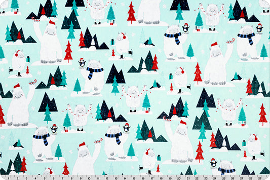 Frost Bite Ice Digital - Shannon Fabrics Cuddle Minky