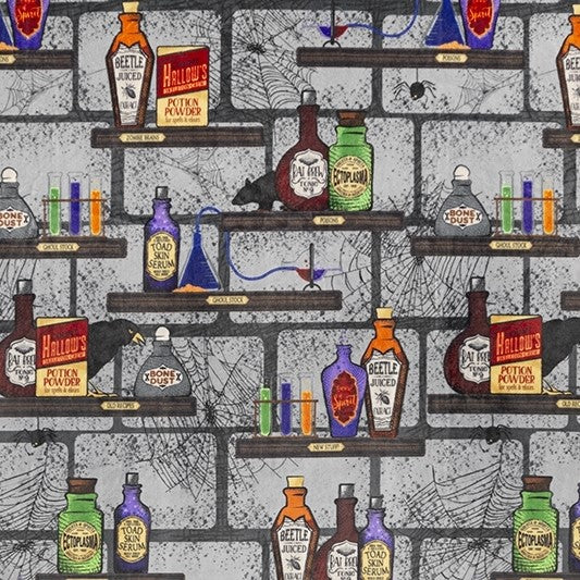 CLEARANCE Ghoul Tonic Digital - Shannon Fabrics Minky