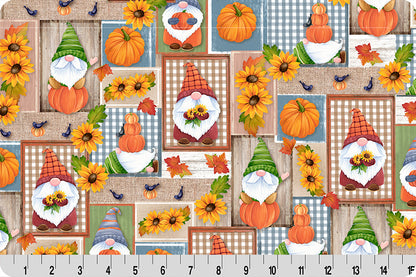 Gnome for Fall Digital - Shannon Fabrics Cuddle Minky