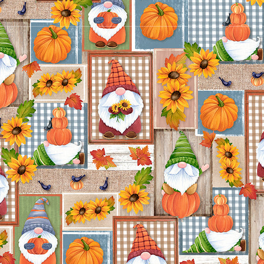 Gnome for Fall Digital - Shannon Fabrics Cuddle Minky