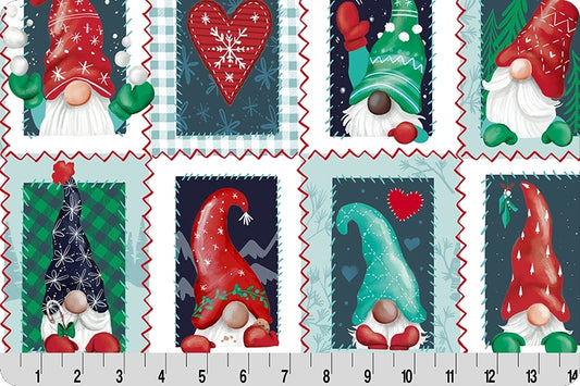 CLEARANCE Gnome for Christmas Digital - Shannon Fabrics Minky