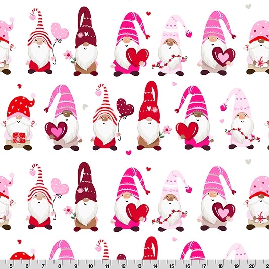 Heart Gnomes Digital - Shannon Fabrics Minky