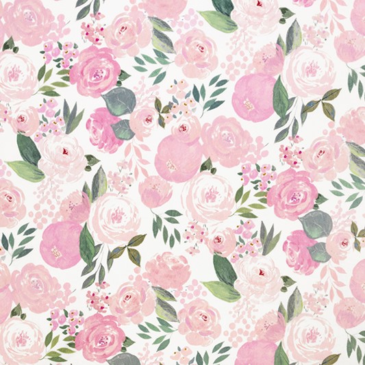 Mother's Bouquet Digital - Shannon Fabrics Cuddle Minky