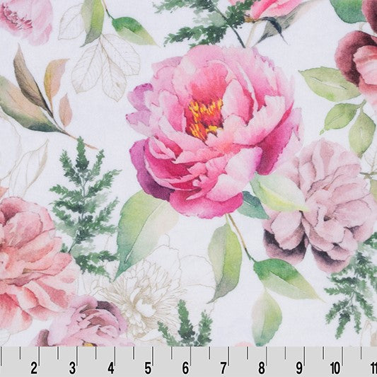 Snow Rite Of Spring Digital - Shannon Fabrics Cuddle Minky