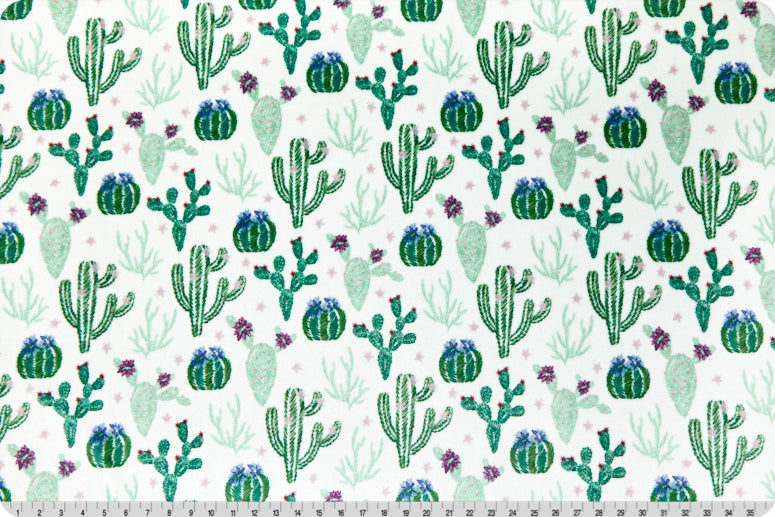 Sew Succulent Digital - Shannon Fabrics Cuddle Minky (DCSEWSUCCULENTIVY)