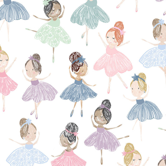 Twirl Time Multi - Shannon Fabrics Cuddle Minky