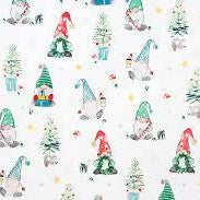 CLEARANCE Xmas Gnoming Digital - Shannon Fabrics Cuddle Minky